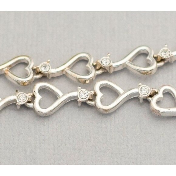 8 Inch, Heart Avon Elegant Bracelet, Vintage Bracelet by Avon - CV1 - Picture 2 of 4